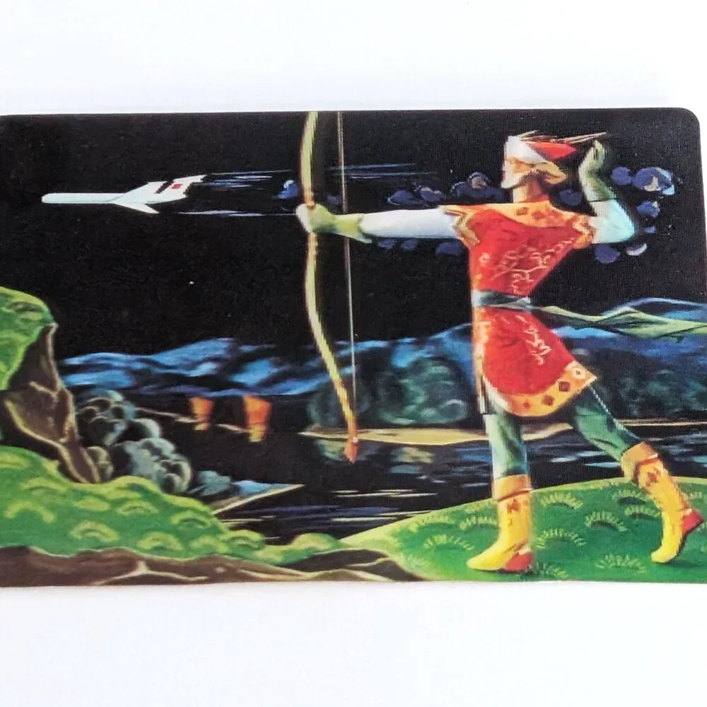 Soviet USSR 3D Stereo Lenticular Pocket Calendar Aeroflot Ivan Czarevich 1974